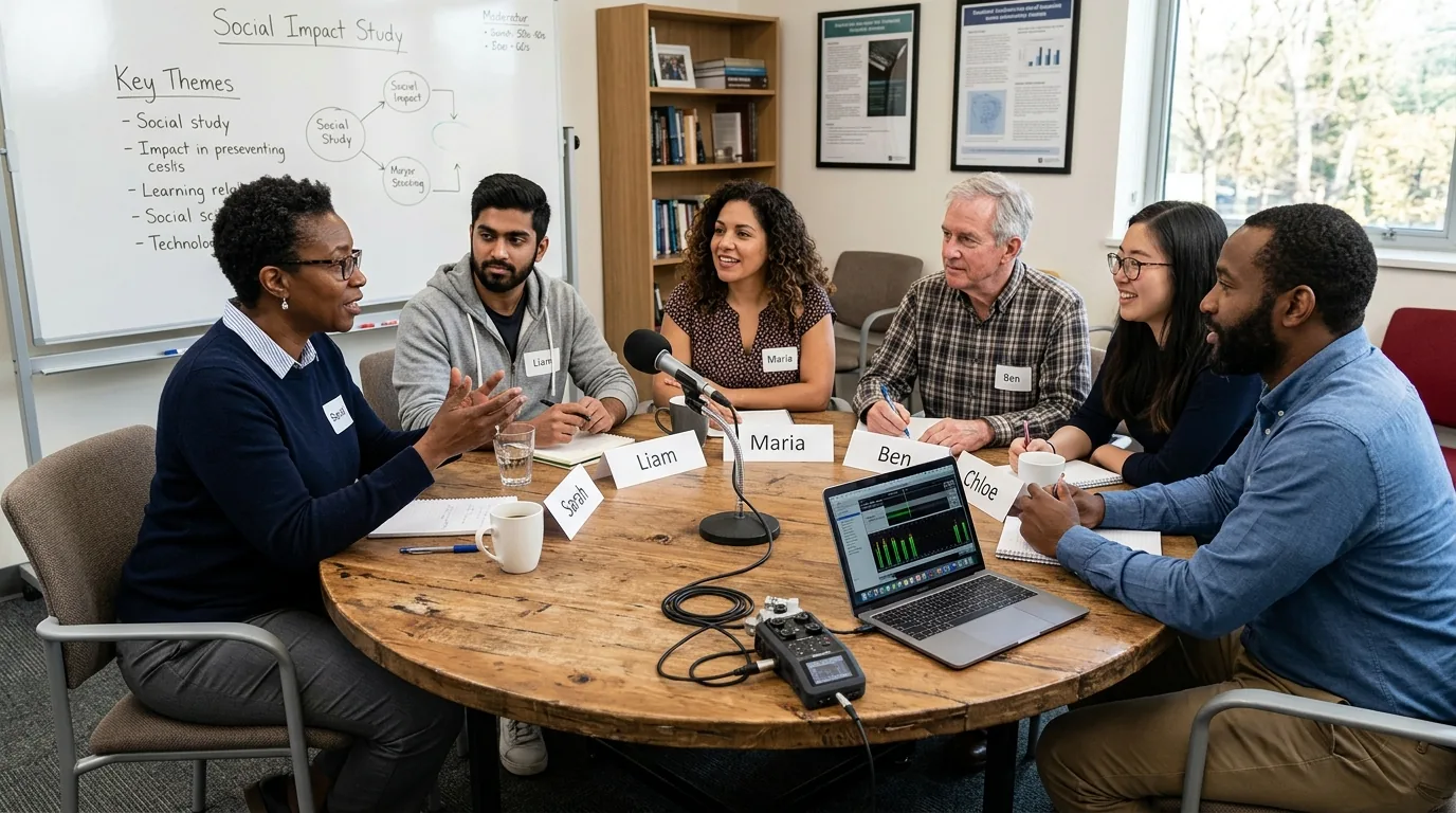 Focus group et entretien collectif en sciences sociales enregistrés avec micro central