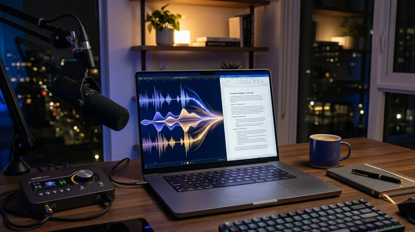 Application et logiciel de retranscription vocale audio en texte gratuit