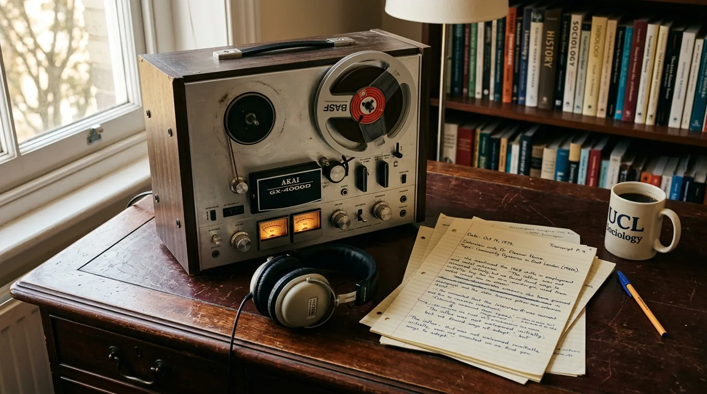 Fondements historiques de la transcription d'entretiens et dictaphone analogique