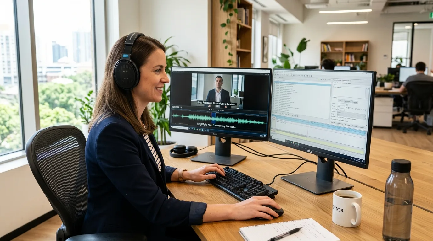 Service de sous-titrage et relecture vidéo en anglais par un rédacteur natif