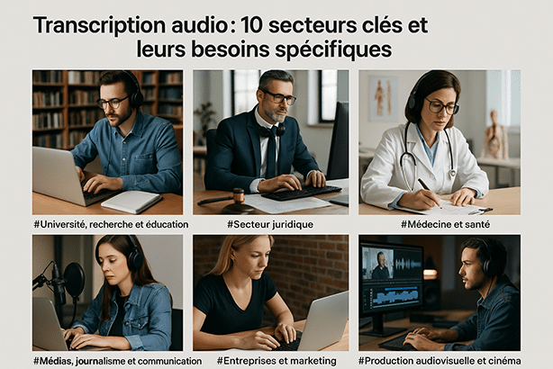 secteurs transcription audio